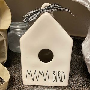 Rae Dunn mama bird birdhouse